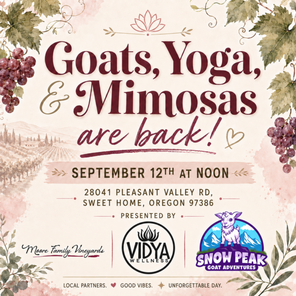 Goats, Yoga, & Mimosas