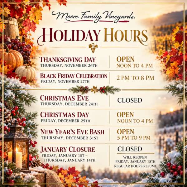 Holiday hours and winter closure