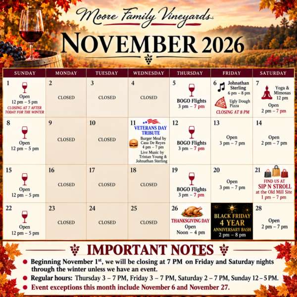 November calendar